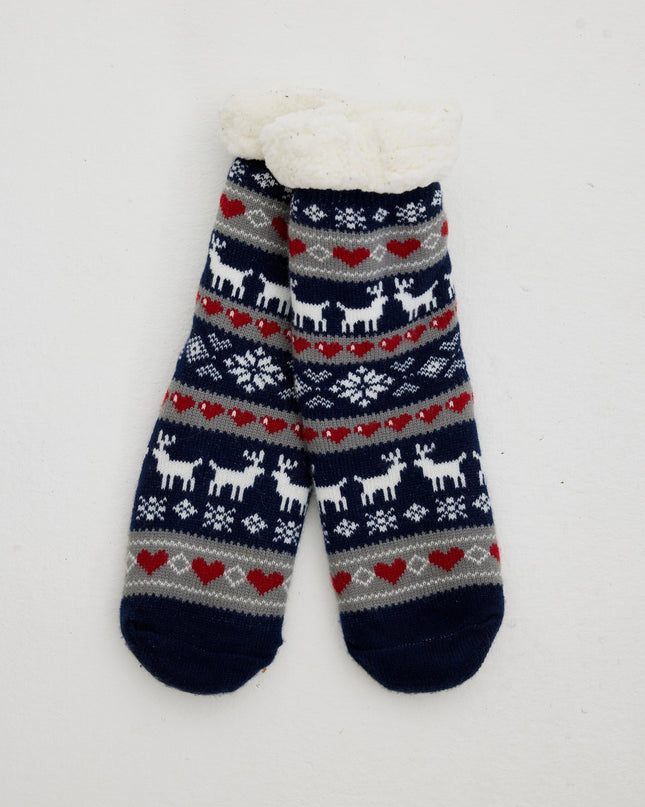 Cozy Christmas Socks - Design 6