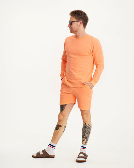 Summer Peach Loungewear Set for Warm Days