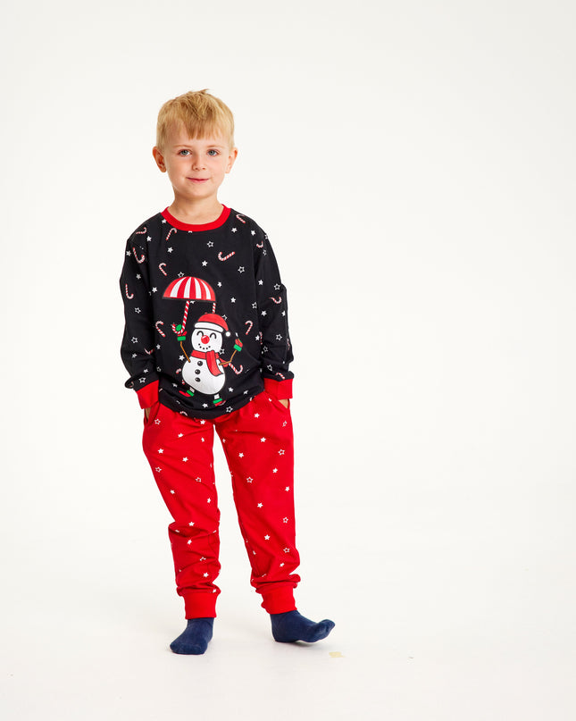 Flying Snowman Pajamas for Kids