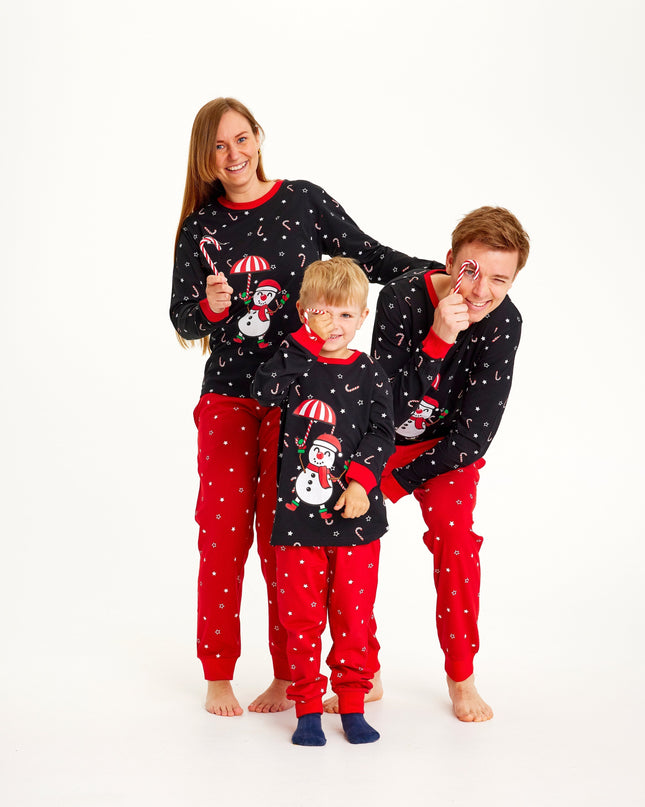 Flying Snowman Pajamas for Kids