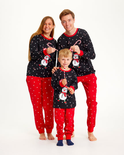 Flying Snowman Pajamas for Kids