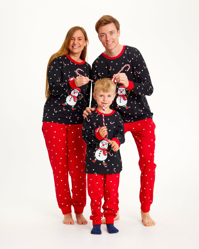Flying Snowman Pajamas for Kids