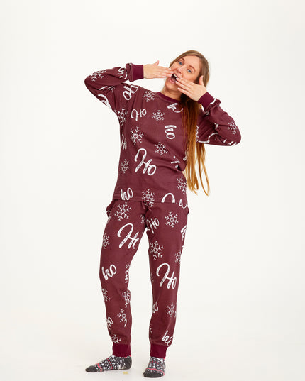 HO HO HO Christmas Pajamas for Women