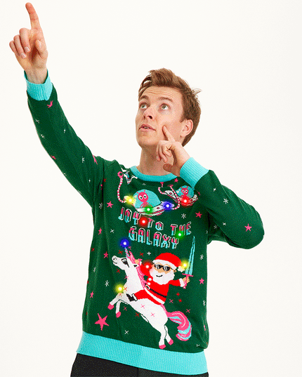Joy To The Galaxy Sweater for Men