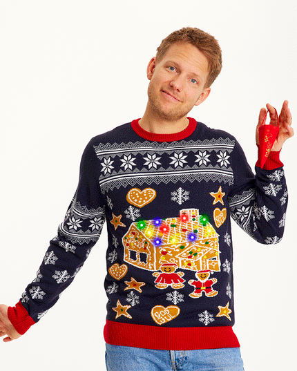 Gingerbread Christmas Sweater for Men