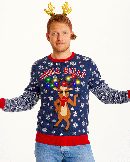 Jingle Bells Christmas Sweater for Men