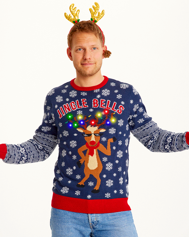 Jingle Bells Christmas Sweater for Men