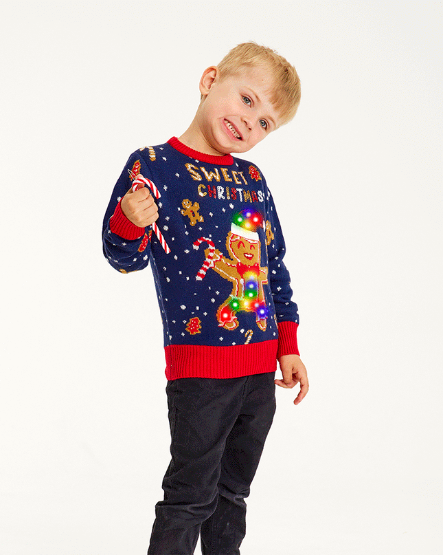 Cute Cookie Man Sweater for Kids