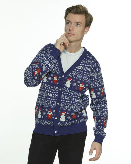Lively Christmas Cardigan - Unisex Holiday Style