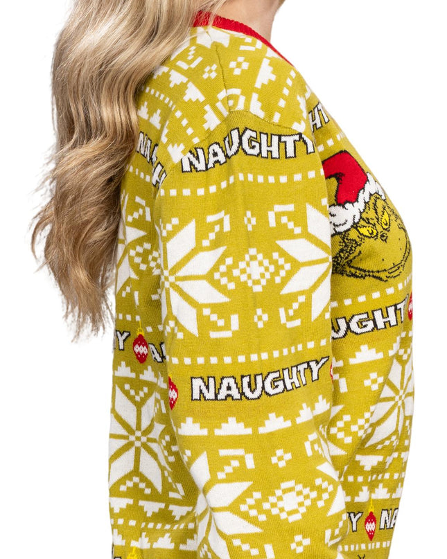 Naughty Grinch Ugly Christmas Sweater