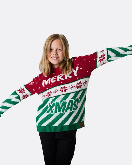 Kids' Merry Xmas Christmas Sweater