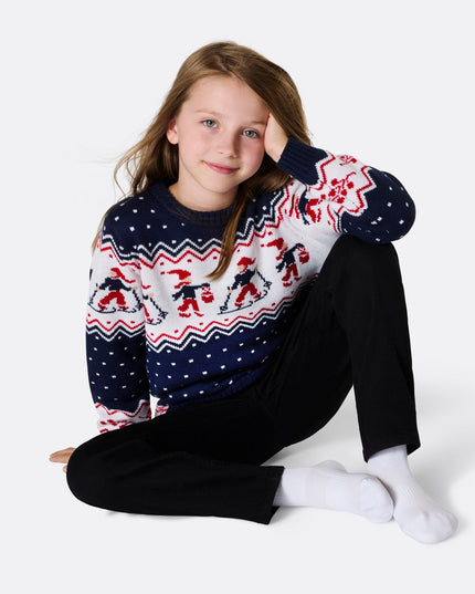 Kids Christmas Scenery Sweater
