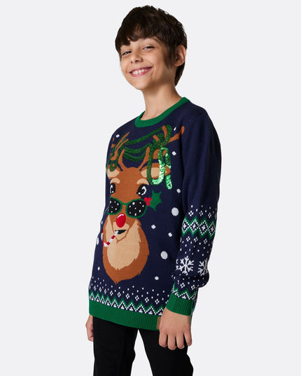 Kids' Rudolph Christmas Sweater for Holiday Joy