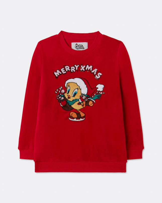 Kids' Tweety Christmas Sweater for Holiday Cheer