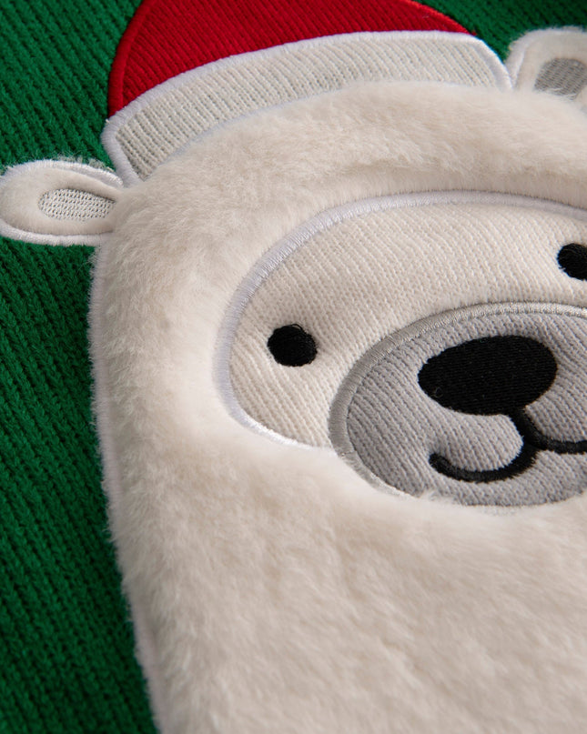 Kids' Polar Bear Christmas Sweater