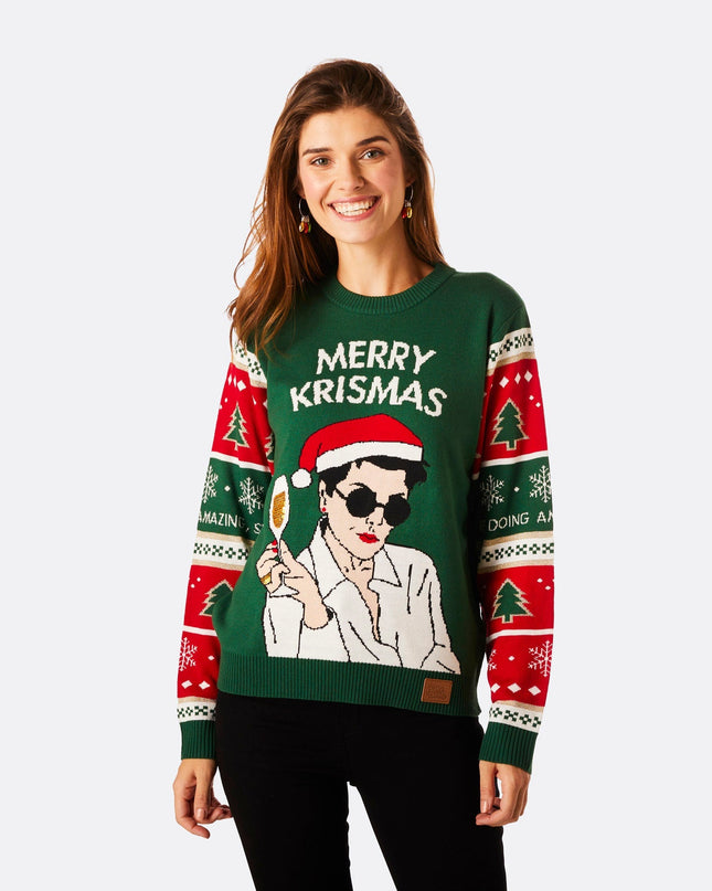 Women's Merry Krismas Christmas Sweater