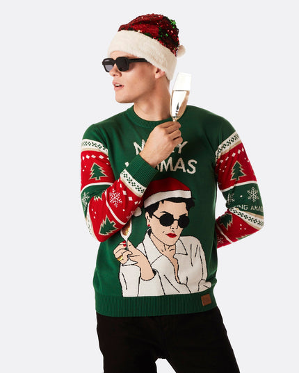 Men's Merry Krismas Christmas Sweater