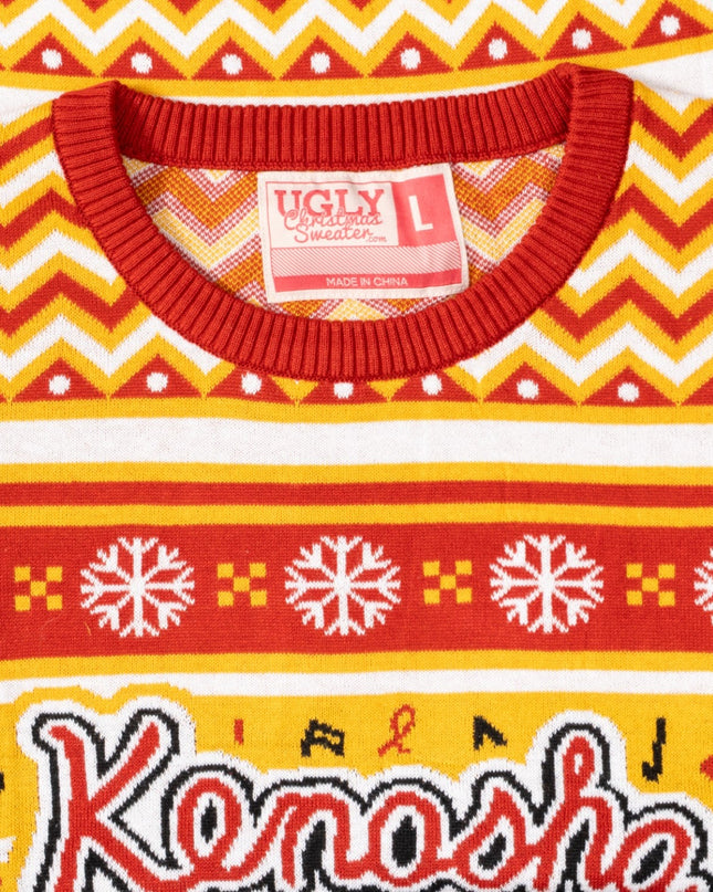 Kenosha Kickers Band Logo Ugly Christmas Sweater