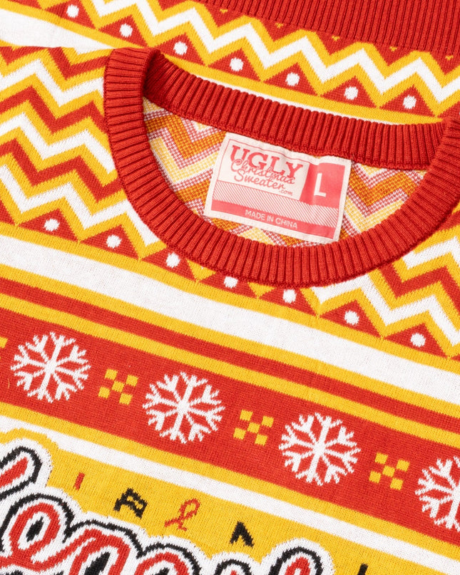 Kenosha Kickers Band Logo Ugly Christmas Sweater