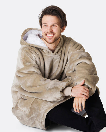 HappyHoodie Khaki for Adults - Versatile Loungewear
