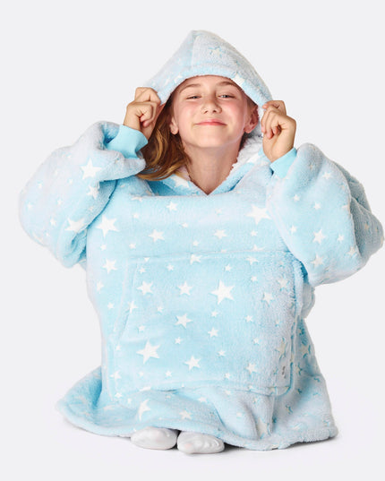 Blue Stars HappyHoodie for Kids