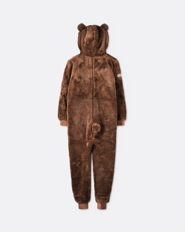 Brown Teddy Bear Onesie for Kids