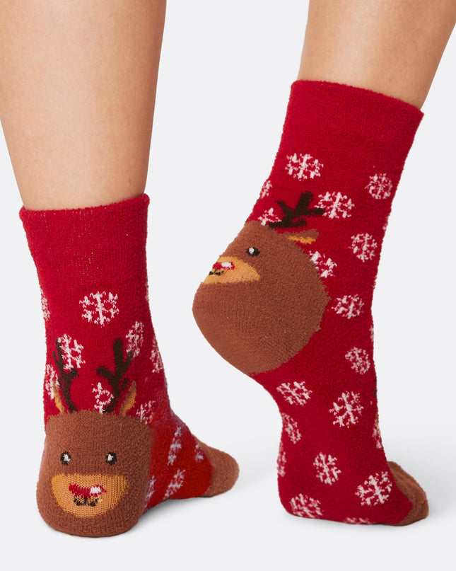 Fluffy Christmas Socks Gift Set for Kids