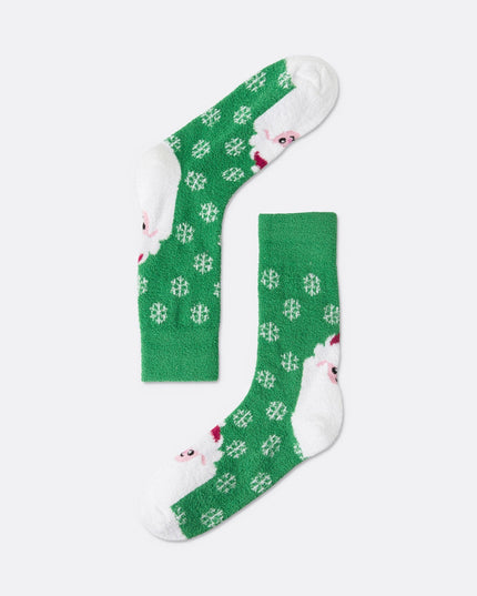 Fluffy Christmas Socks Gift Set for Kids