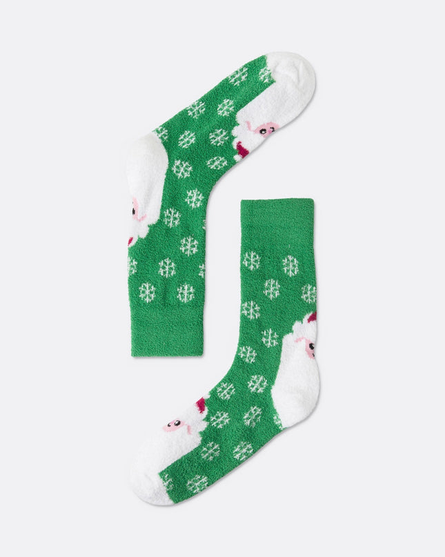 Fluffy Christmas Socks Gift Set for Kids