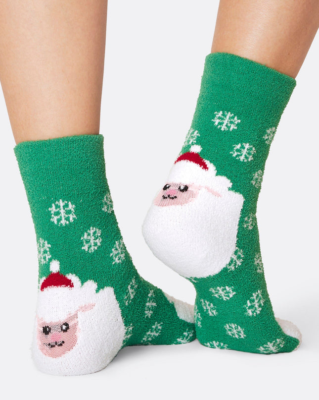 Fluffy Christmas Socks Gift Set for Kids