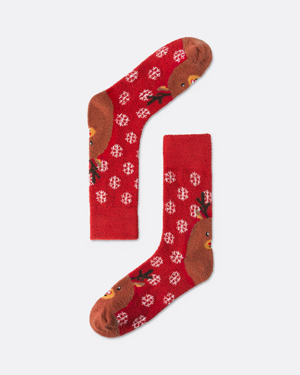 Fluffy Christmas Socks Gift Set for Kids