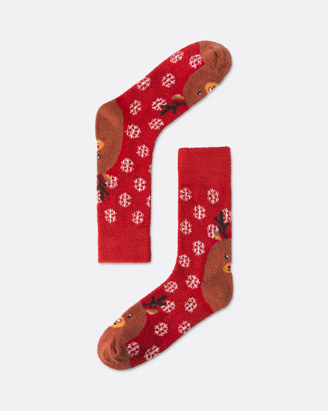 Fluffy Christmas Socks Gift Set for Kids