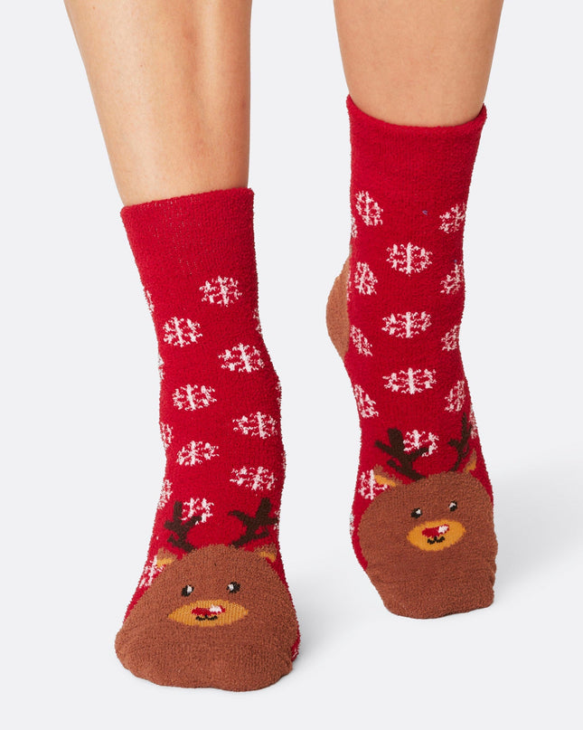 Fluffy Christmas Socks Gift Set for Kids