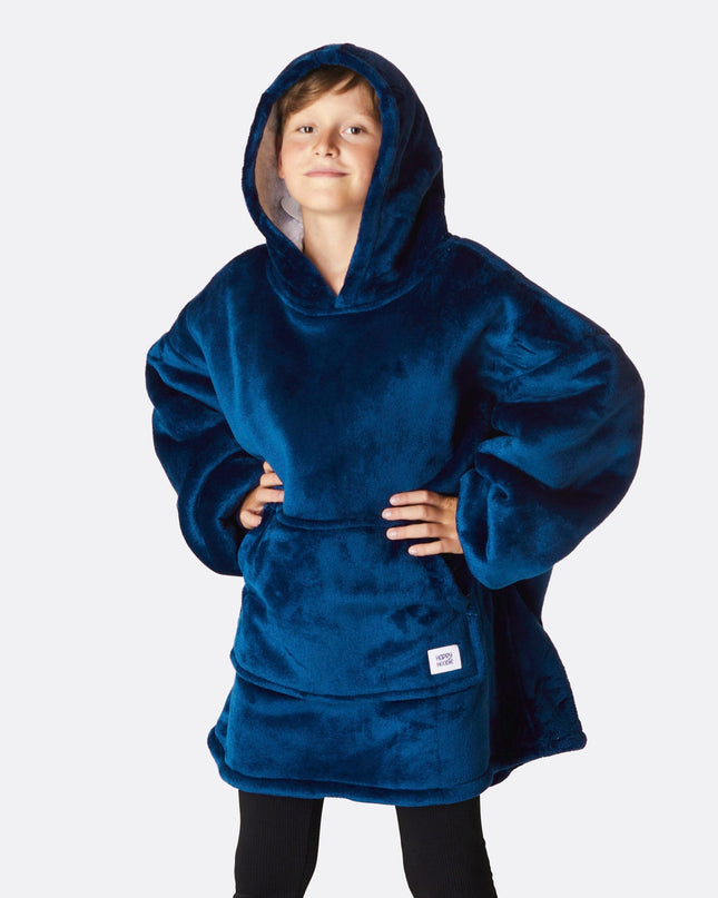 Kids' Navy HappyHoodie