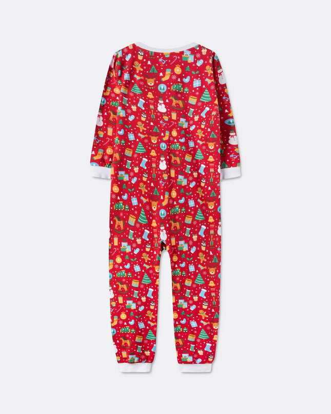 Kids' Red Christmas Dream Overall Christmas Pyjamas