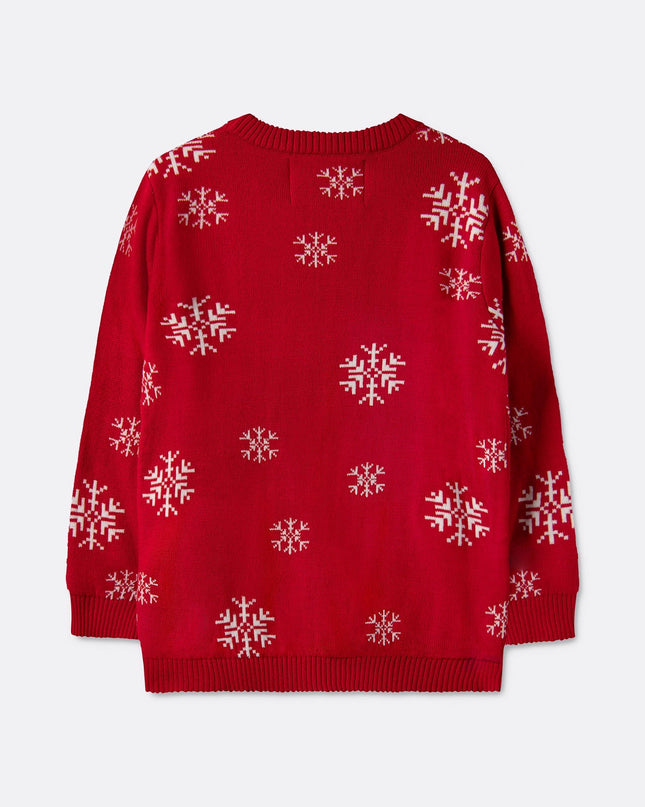 Kids' Reindeer Tree Christmas Sweater