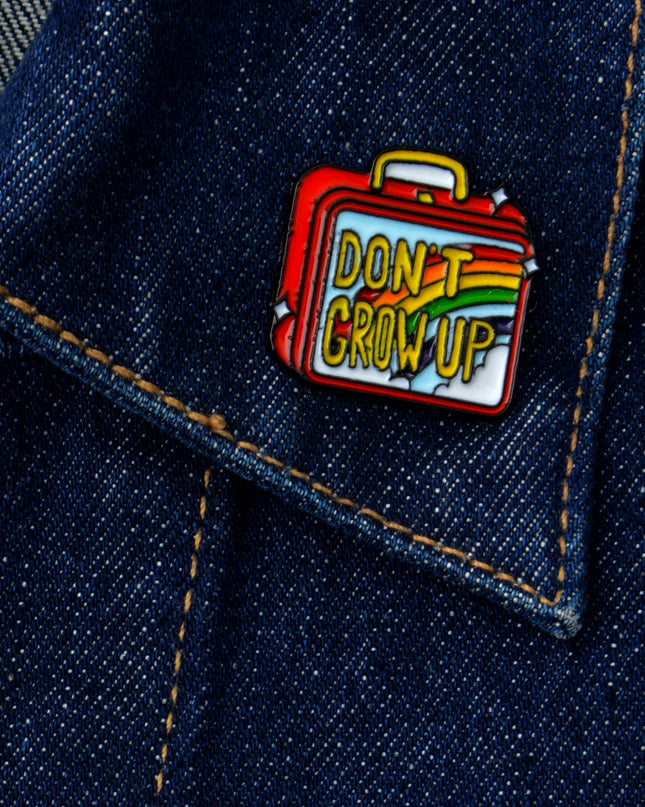 Don't Grow Up Pin