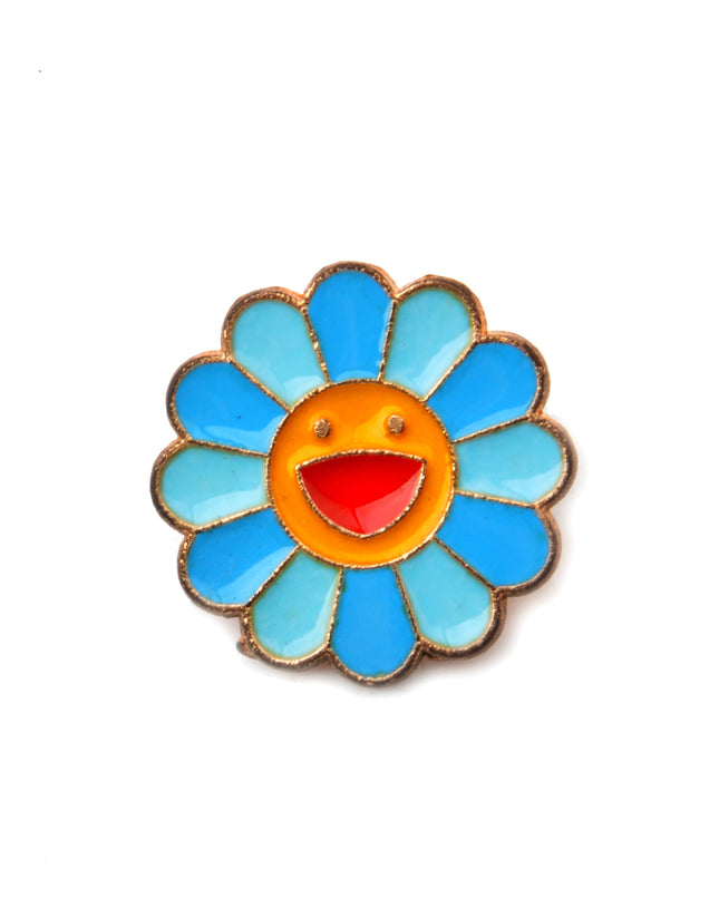 Blue Flower Pin