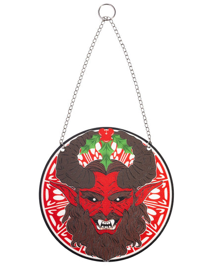 Krampus 6-Inch Suncatcher Ornament for Home Decor