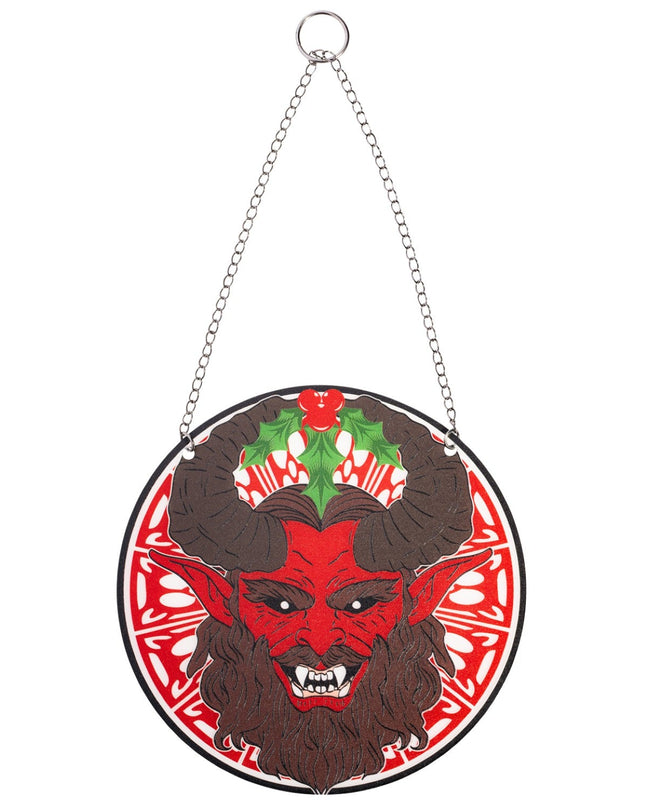 Krampus 6-Inch Suncatcher Ornament for Home Decor