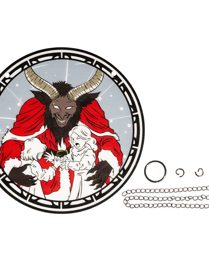 Krampus 6-Inch Suncatcher Ornament for Home Decor