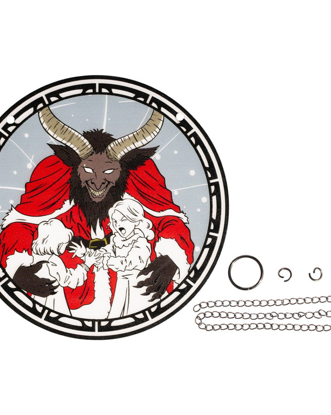 Krampus 6-Inch Suncatcher Ornament for Home Decor