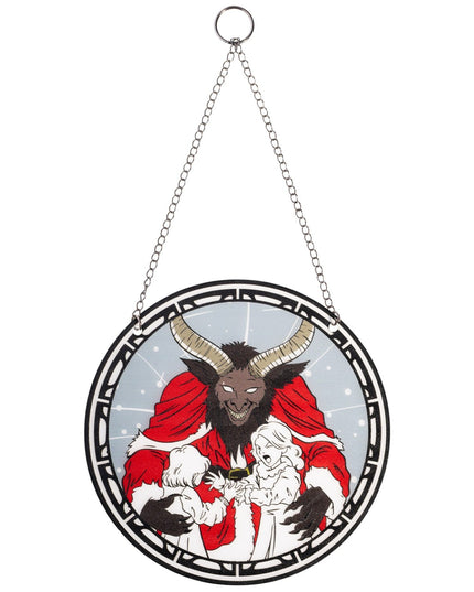 Krampus 6-Inch Suncatcher Ornament for Home Decor