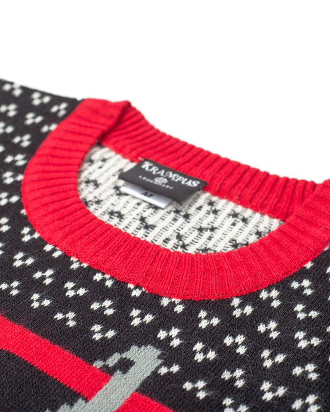 Women's Krampus Knit Ugly Christmas Sweater