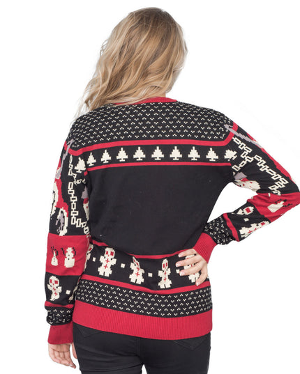 Women's Krampus Knit Ugly Christmas Sweater
