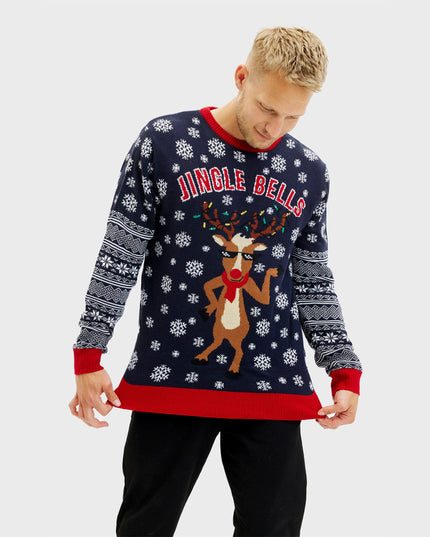 Jingle Bells Christmas Sweater for Men