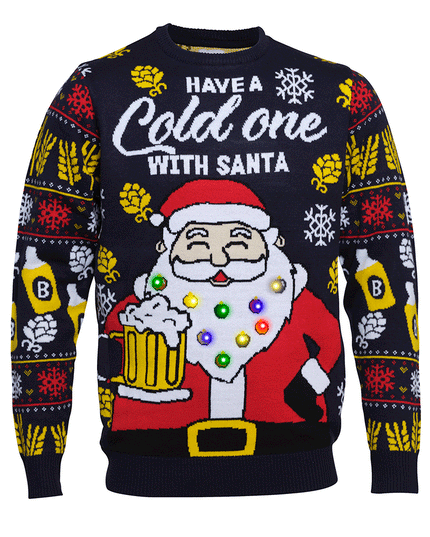 Have A Cold One With Santa Christmas Sweater for Women