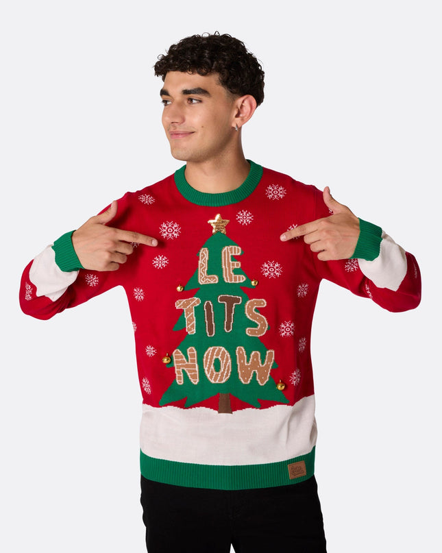 Men's Let It Snow Festive Christmas Sweater