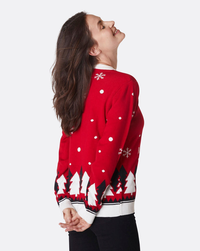 Women's Lama Christmas Sweater
