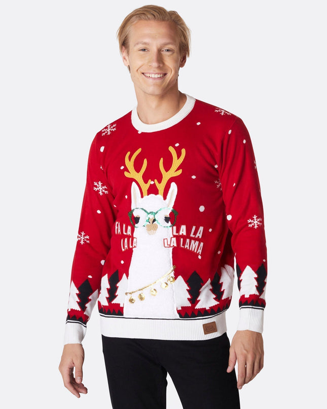 Men's Lama Christmas Sweater